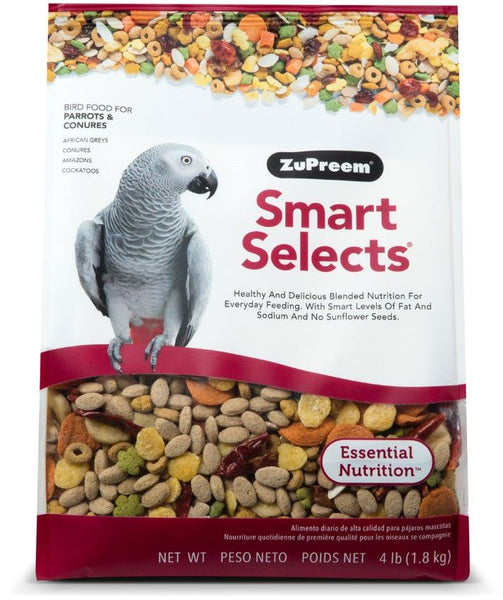 ZuPreem Smart Selects Bird Food for Parrots & Conures