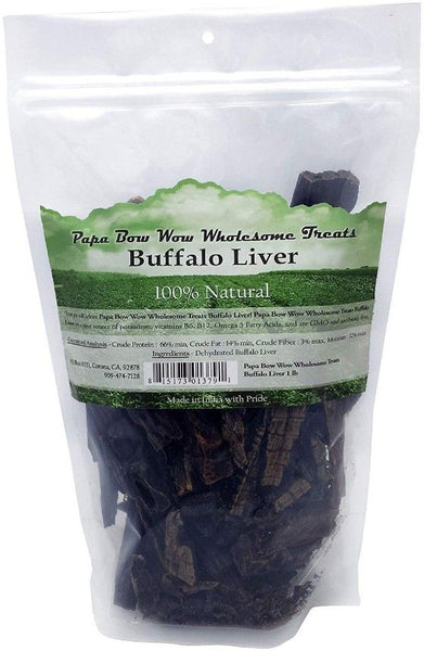 Papa Bow Wow Buffalo Liver Dog Treats