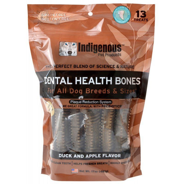 Indigenous Dental Health Bones - Duck & Apple Flavor