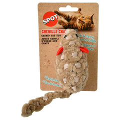 Spot Chenille Chasers Mouse Catnip Toy - Assorted Colors