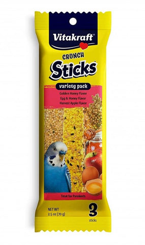 Vitakraft Crunch Sticks Variety Pack Parakeet Treats