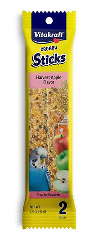 Vitakraft Crunch Sticks Harvest Apple Parakeet Treats