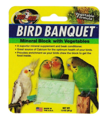 Zoo Med Bird Banquet Vegetable Block