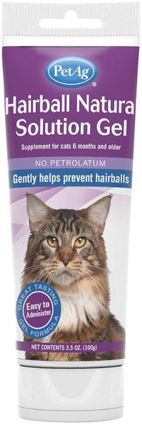 Pet Ag Hairball Natural Solution Gel for Cats