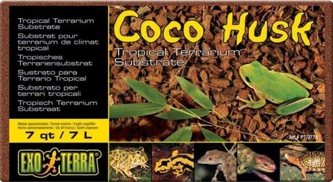 Exo Terra Coco Husk Brick Tropical Terrarium Reptile Substrate
