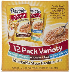 Hartz Delectables Stew Lickable Treat for Cats - Variety Pack