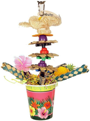 AE Cage Company Happy Beaks Tropical Punch Cocktail Bird Toy