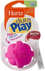 Hartz Dura Play Bacon Scented Dog Ball Toy Small