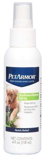 PetArmor Hydrocortisone Spray Quick Relief for Dogs and Cats
