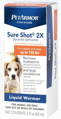 PetArmor Sure Shot 2X Liquid De-Wormer for Puppies and Dogs up to 120 Pounds