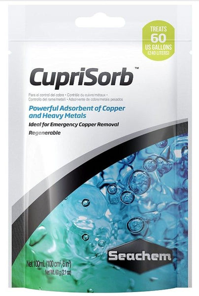 Seachem CupriSorb Powerful Adsorbent of Copper and Heavy Metals for Aquariums