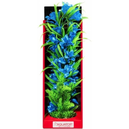 Aquatop Vibrant Passion Aquarium Plant Blue - 16