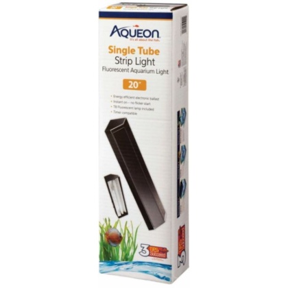 Aqueon Fluorescent Strip Light Black - 20\