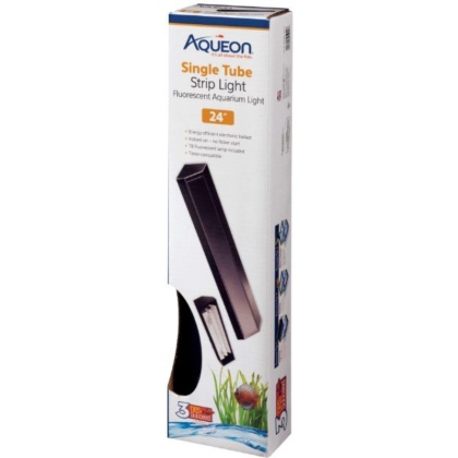 Aqueon Fluorescent Strip Light Black - 24