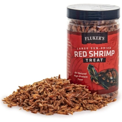 Flukers Sun-Dried Large Red Shrimp Treat - 2.5 oz