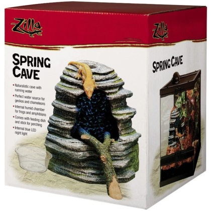 Zilla Spring Cave Reptile Decor - 1 Count