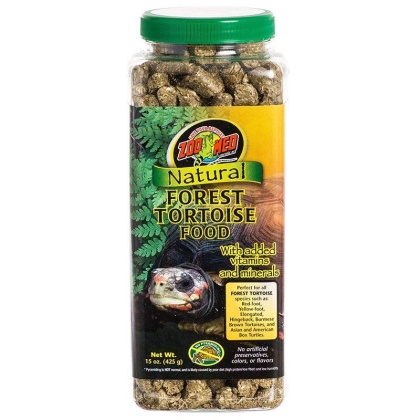 Zoo Med Natural Forest Tortoise Food - 15 oz